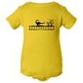 thumbnail image 1 of PleaseMeTees™ Baby Apatosaurus Educational Dinosaur Sketch HQ Jumpsuit, 1 of 1