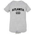 thumbnail image 1 of PleaseMeTees™ Baby Atlanta 404 Area Code Distressed HQ Jumpsuit, 1 of 1