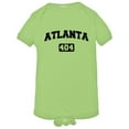 thumbnail image 1 of PleaseMeTees™ Baby Atlanta 404 Area Code Distressed HQ Jumpsuit, 1 of 1