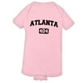 thumbnail image 1 of PleaseMeTees™ Baby Atlanta 404 Area Code Distressed HQ Jumpsuit, 1 of 1