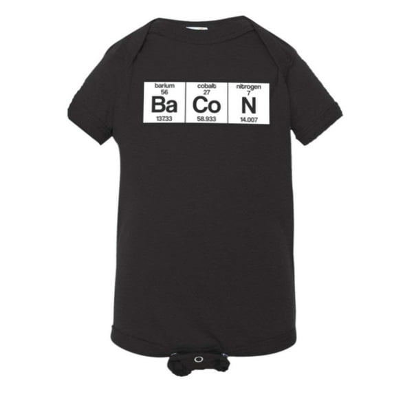 PleaseMeTees™ Baby Bacon Peroidic Chart HQ Jumpsuit