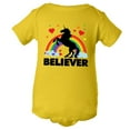 thumbnail image 1 of PleaseMeTees™ Baby Believer Unicorn Rainbow I Believe Brony HQ Jumpsuit, 1 of 1