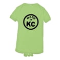 thumbnail image 1 of PleaseMeTees™ Baby Born Made In Kansas City KS MO Logo Label HQ Jumpsuit, 1 of 1