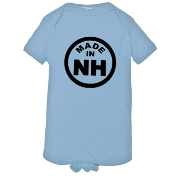 PleaseMeTees™ Baby Born Made In New Hampshire NH Logo Label HQ Jumpsuit