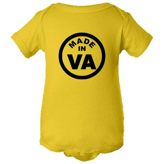 PleaseMeTees™ Baby Born Made In Virginia Lovers VA Logo Label HQ Jumper