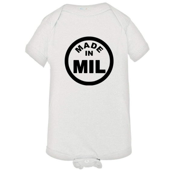 PleaseMeTees™ Baby Born Made Milwaukee WI Wisconsin Logo Label HQ Jumper