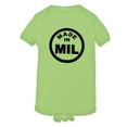 thumbnail image 1 of PleaseMeTees™ Baby Born Made Milwaukee WI Wisconsin Logo Label HQ Jumper, 1 of 1