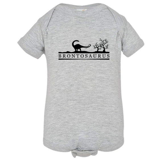 PleaseMeTees™ Baby Brontosaurus Educational Dinosaur Jurassic HQ Jumper