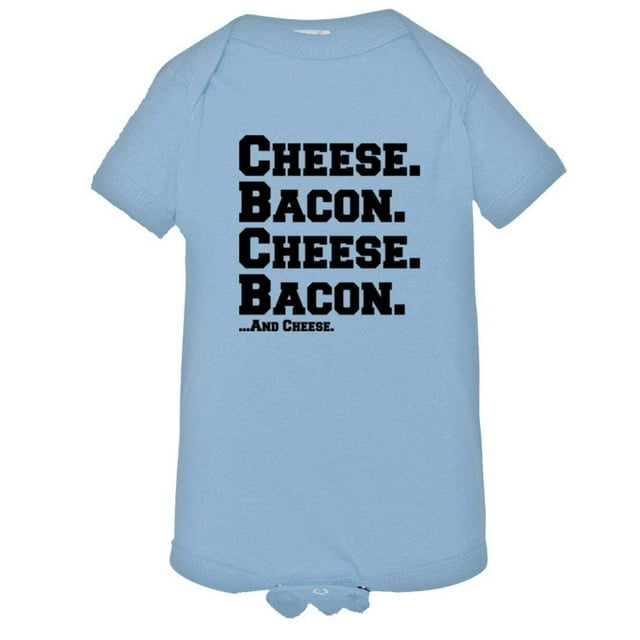 PleaseMeTees™ Baby Cheese and Bacon Grease I Love Pizza HQ Jumpsuit