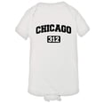 thumbnail image 1 of PleaseMeTees™ Baby Chicago 312 Area Code Distressed HQ Jumpsuit, 1 of 24