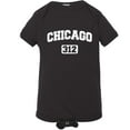thumbnail image 1 of PleaseMeTees™ Baby Chicago 312 Area Code Distressed HQ Jumpsuit, 1 of 1