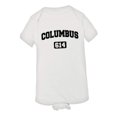 thumbnail image 1 of PleaseMeTees™ Baby Columbus 614 CBUS Area Code Distressed HQ Jumpsuit, 1 of 1