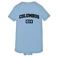 thumbnail image 1 of PleaseMeTees™ Baby Columbus 614 CBUS Area Code Distressed HQ Jumpsuit, 1 of 1