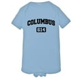 thumbnail image 1 of PleaseMeTees™ Baby Columbus 614 CBUS Area Code Distressed HQ Jumpsuit, 1 of 1