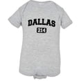 thumbnail image 1 of PleaseMeTees™ Baby Dallas 214 Area Code Distressed HQ Jumpsuit, 1 of 1