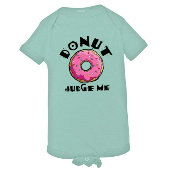 PleaseMeTees™ Baby Doughnut Donut Do Not Judge Me Dessert HQ Jumpsuit