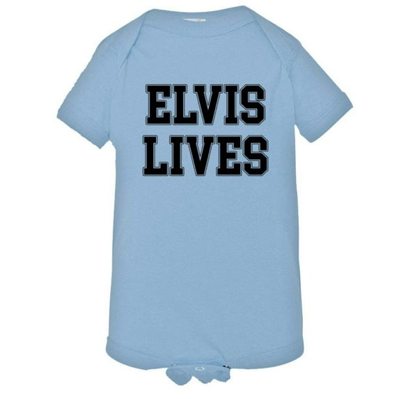 PleaseMeTees™ Baby Elvis Lives Presley Is Alive HQ Jumpsuit