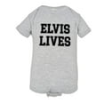 thumbnail image 1 of PleaseMeTees™ Baby Elvis Lives Presley Is Alive HQ Jumpsuit, 1 of 1