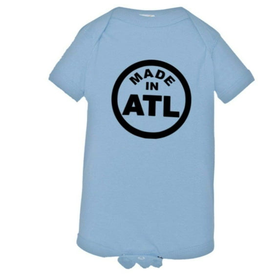 PleaseMeTees™ Baby From Born Made In Atlanta GA Logo Label Tag HQ Jumper