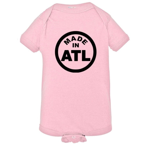 PleaseMeTees™ Baby From Born Made In Atlanta GA Logo Label Tag HQ Jumper