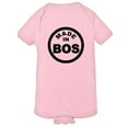 thumbnail image 1 of PleaseMeTees™ Baby From Born Made In Boston MA Strong Logo Label Jumpsuit, 1 of 1