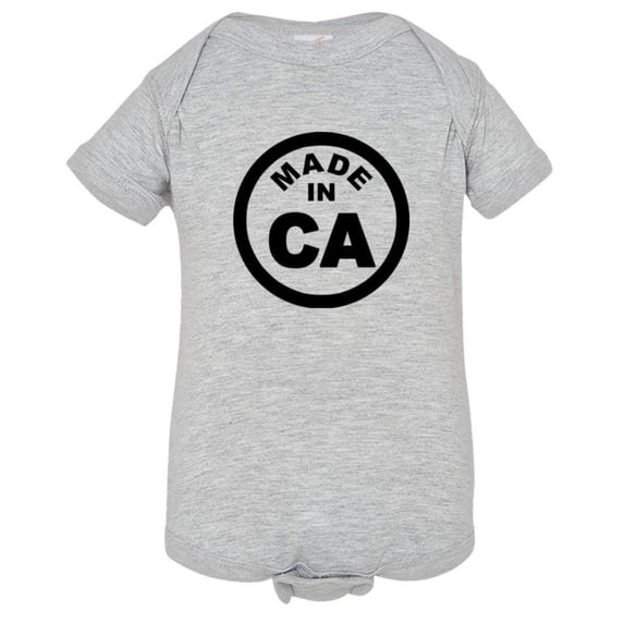 PleaseMeTees™ Baby From Born Made In California CA Logo Label HQ Jumper