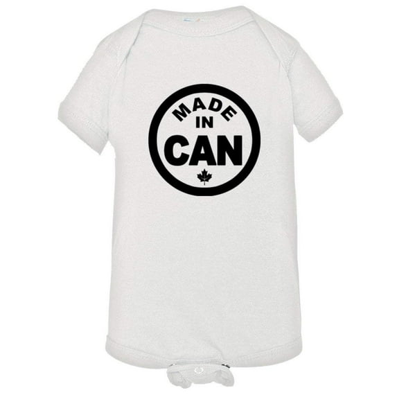 PleaseMeTees™ Baby From Born Made In Canada Logo Label Home HQ Jumpsuit