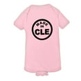 thumbnail image 1 of PleaseMeTees™ Baby From Born Made In Cleveland OH Logo Label HQ Jumpsuit, 1 of 1
