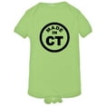 thumbnail image 1 of PleaseMeTees™ Baby From Born Made In Connecticut CT Logo Label HQ Jumper, 1 of 1