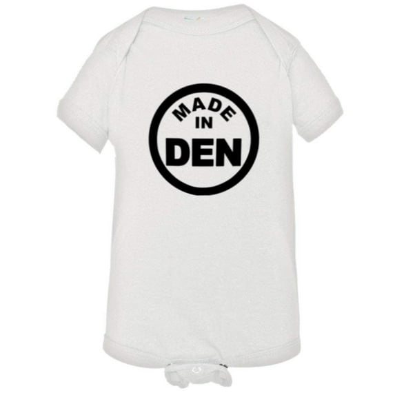 PleaseMeTees™ Baby From Born Made In Denver CO Logo Label Tag HQ Jumper