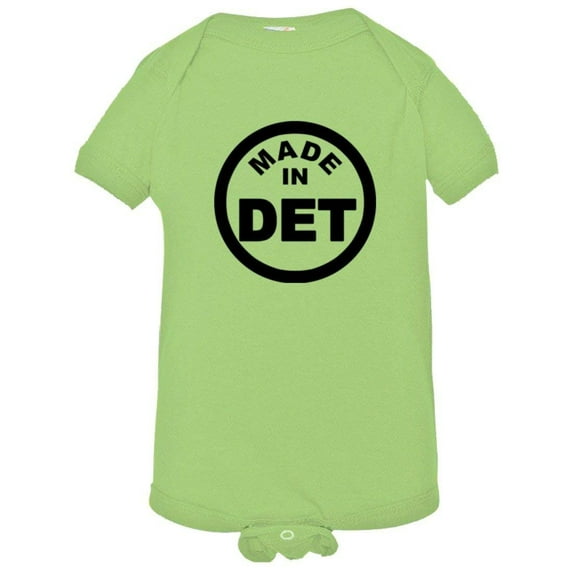 PleaseMeTees™ Baby From Born Made In Detroit MI Logo Label Tag HQ Jumper