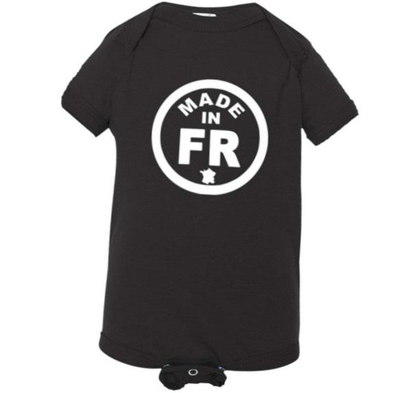 PleaseMeTees™ Baby From Born Made In France Europe EU Logo Label Jumpsuit