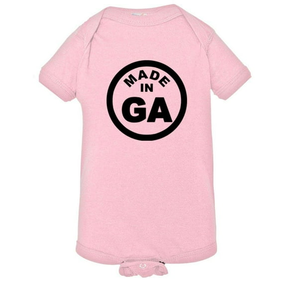 PleaseMeTees™ Baby From Born Made In Georgia GA Logo Label Tag HQ Jumper