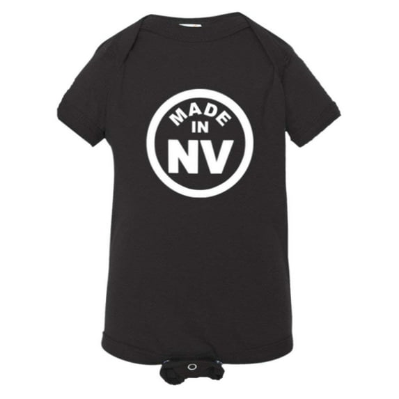 PleaseMeTees™ Baby From Born Made In Nevada NV Logo Label Tag HQ Jumper