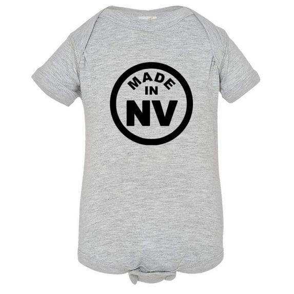 PleaseMeTees™ Baby From Born Made In Nevada NV Logo Label Tag HQ Jumper
