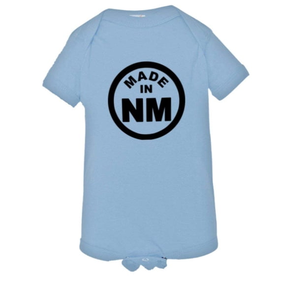 PleaseMeTees™ Baby From Born Made In New Mexico NM Logo Label HQ Jumper