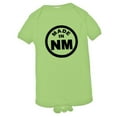 thumbnail image 1 of PleaseMeTees™ Baby From Born Made In New Mexico NM Logo Label HQ Jumper, 1 of 1