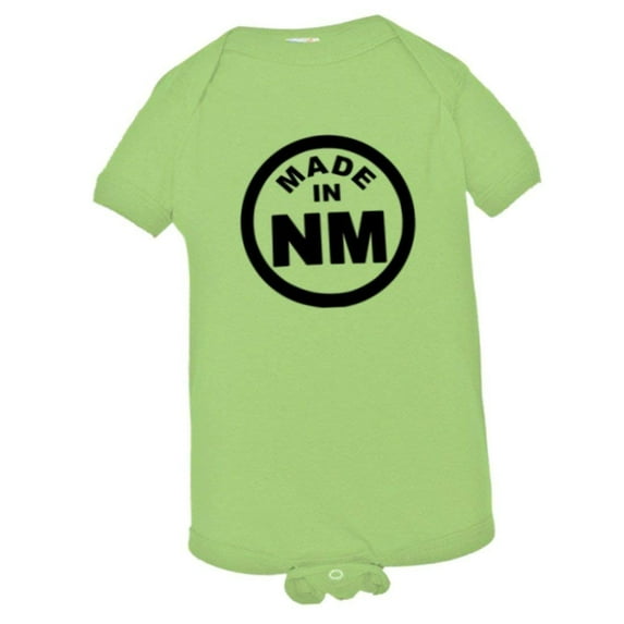 PleaseMeTees™ Baby From Born Made In New Mexico NM Logo Label HQ Jumper