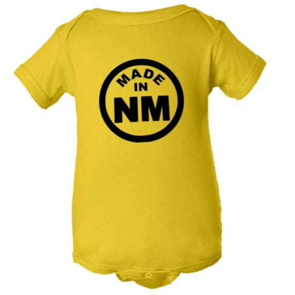 PleaseMeTees™ Baby From Born Made In New Mexico NM Logo Label HQ Jumper