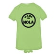 thumbnail image 1 of PleaseMeTees™ Baby From Born Made In New Orleans NOLA Logo Label Onsie, 1 of 1