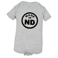 thumbnail image 1 of PleaseMeTees™ Baby From Born Made In North Dakota ND Logo Label Jumpsuit, 1 of 1