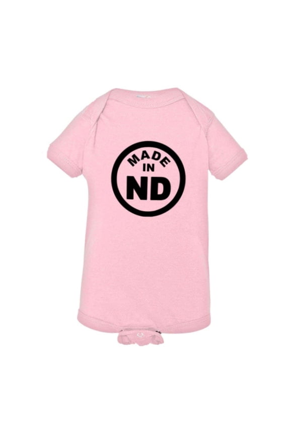 ™ Baby From Born Made In North Dakota ND Logo Label Jumpsuit