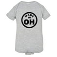 thumbnail image 1 of PleaseMeTees™ Baby From Born Made In Ohio OH State Logo Label HQ Jumper, 1 of 1