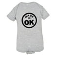thumbnail image 1 of PleaseMeTees™ Baby From Born Made In Oklahoma OK State Logo Label Jumpsuit, 1 of 1