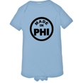 thumbnail image 1 of PleaseMeTees™ Baby From Born Made In Philadelphia PA Logo Label Jumpsuit, 1 of 1