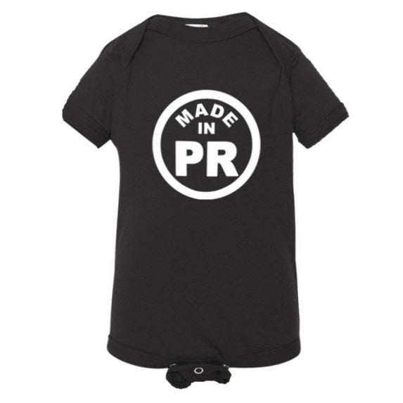 PleaseMeTees™ Baby From Born Made In Puerto Rico PR Logo Label HQ Jumper