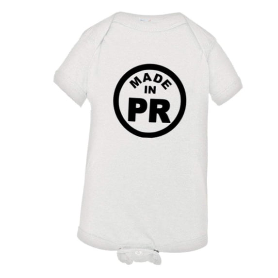 PleaseMeTees™ Baby From Born Made In Puerto Rico PR Logo Label HQ Jumper