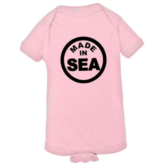 PleaseMeTees™ Baby From Born Made In Seattle WA State Logo Label Jumpsuit