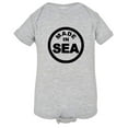 thumbnail image 1 of PleaseMeTees™ Baby From Born Made In Seattle WA State Logo Label Jumpsuit, 1 of 1