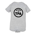 thumbnail image 1 of PleaseMeTees™ Baby From Born Made In Tampa FL Florida Logo Label Jumpsuit, 1 of 1